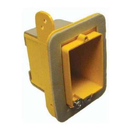 Raco Electrical Box, 46.10546875 cu in, Rectangular Box Type, 1 Gang, Thermoplastic Resin 2011FBAR